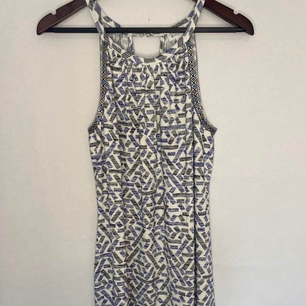 NWOT Market & Spruce Journey Knit Halter Sleeveless Stretch Dress Small Petite